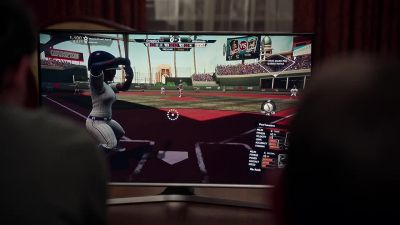 - Bases are loaded, Dad.
- You can't hit my fastball. - Good Witch