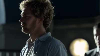Bashing himself out of it. - Marvel's Iron Fist