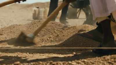 Bashir:
What we do first at the site
is to look at the specific area - Lost Kingdom of the Black Pharaohs