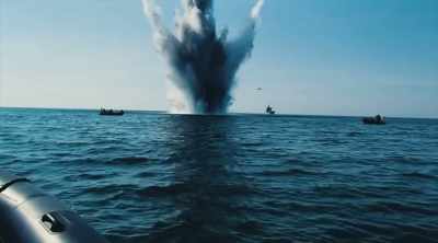 Basically, the idea is that
you enclose the munitions with - Mysteries of the Deep