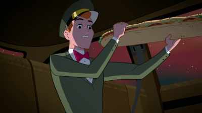 BATMAN: Batman to Space
Cabbie, come in. - Justice League Action