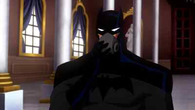 BATMAN:
It's not smoke. - Justice League: Crisis on Two Earths