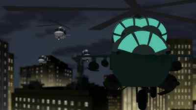 Batman, land your vehicle now! - Batman: The Dark Knight Returns, Part 2