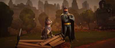 Batman works alone - DC League of Super Pets