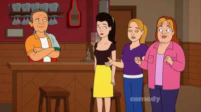 Battle Brides is on at 8:00,
so get that projection screen ready. - Corner Gas Animated