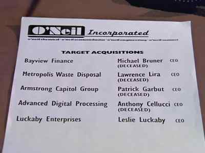Bayview Finance,
Metropolis Waste Disposal... - Lois & Clark: The New Adventures of Superman