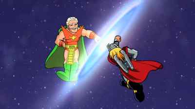 Be a pal, helmet-head, - The Super Hero Squad Show