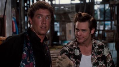 Be careful with that phone In time you could develop a tumor - Ace Ventura: Pet Detective