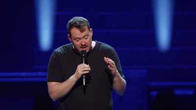Be like, "Alright, fellas,
surprise third guest tonight." - Shane Gillis: Beautiful Dogs