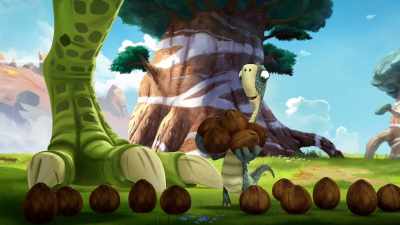 Be right there! You can
never have too many coconuts! - Gigantosaurus