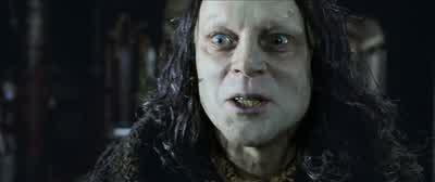 Be silent Keep your forked tongue behind your teethI have not passed through fire and deathto bandy crooked words with a witless worm - The Lord of the Rings: The Two Towers