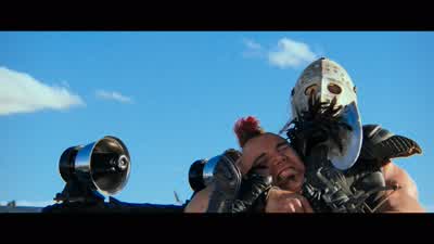 Humungus: Be still, my dog of war. - The Road Warrior