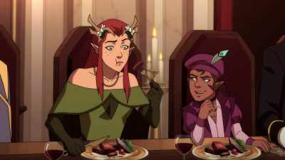 - Beads? I've never once seen you...
- Eh? - The Legend of Vox Machina