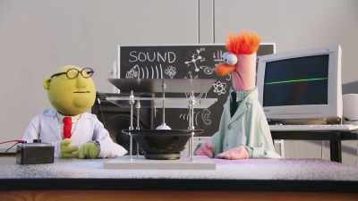 -Beaker, please wheel the Beepalyzer...
-No, wait. - Muppets Now