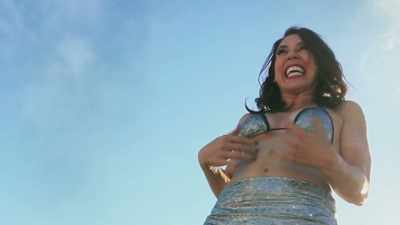 [beam whirring] - Giantess Attack vs. Mecha Fembot