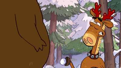- [bear growling] - It's Pony