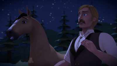 [bear roars] - Spirit: Riding Free