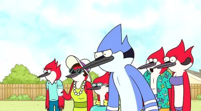 Beat that, small fry! - Regular Show