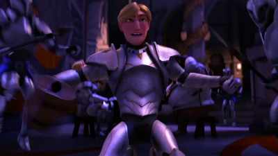 [beatboxing]
♪ I'm MC Steve and I'm here to say-- ♪ - Wizards: Tales of Arcadia