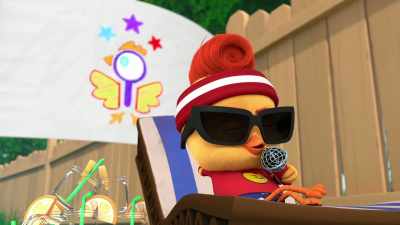 [beatboxing] Mic drop. - The Chicken Squad