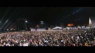 ("Beautiful Day" by U2 playing) - All In: The Fight for Democracy