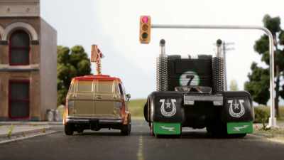 -[beaver groans]
-[tires screeching] - Buddy Thunderstruck