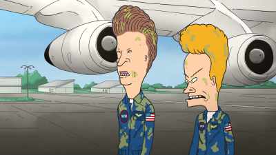 - Beavis, tomorrow, we are
going to score with that lady. - Beavis and Butt Head Do the Universe