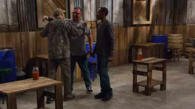 [beaz] now,
I get to say killer beaz, - Moonshiners: Master Distiller