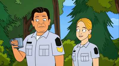 Because a higher proof
makes it more illegal. - Corner Gas Animated