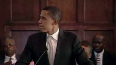 Because we are
in the presence today... - Obama: In Pursuit of a More Perfect Union