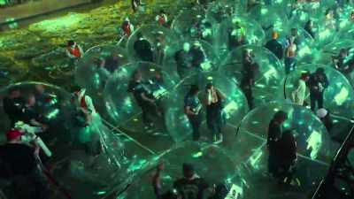 Because you can see where, if
it takes you an hour to do them - The Flaming Lips Space Bubble Film