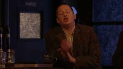Because your dad said
you'd just go moping if they told ya - National Theatre Live: Hangmen