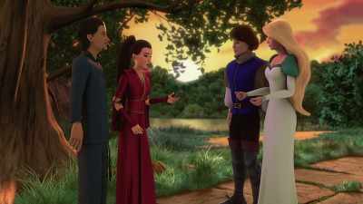 Because you flew here
as a swan, - The Swan Princess: Kingdom of Music