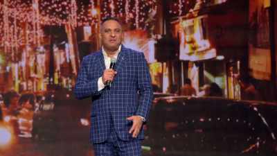 Because my girl when
she was pregnant, - Russell Peters: Deported