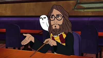 Because Harry Potter's dad died
when he was young, - Bless the Harts