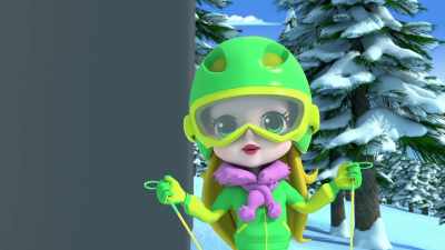 Because we have to
pay attention when we ski, - Rainbow Rangers