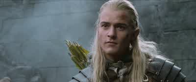 ...because he's got my ax embedded in his nervous system! - The Lord of the Rings: The Two Towers