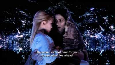 Because I cannot bear for
you to see what lies ahead. - The OA