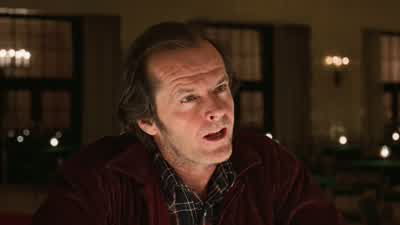 Because I just happen to have two twentiesAnd two tens right here in my walletI was afraid they were going to be there until next AprilSo here's whatYou slip me a bottle of bourbonA little glass and some iceYou can do that can't you LloydYou're not too - The Shining