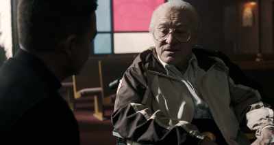 Because I'm here now talking to you, - The Irishman