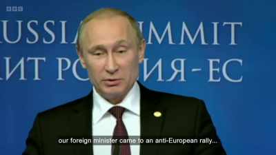 Because it has no logical
explanation at all. - Putin vs the West