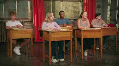 Because I've never felt happier
in my big large skin, - Naked Education