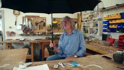 Because I've put
an umbrella up indoors - James May and the Dull Men