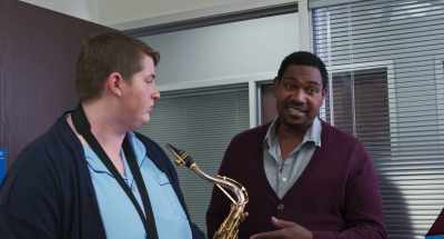 Because he makes
that saxophone there - Butter