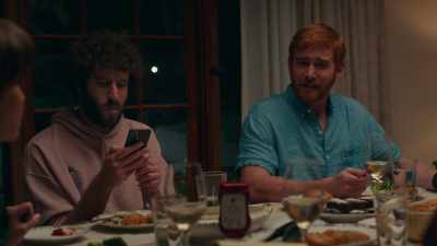 -Because maybe we need to bring
some small bills.
-(phone chimes) - DAVE
