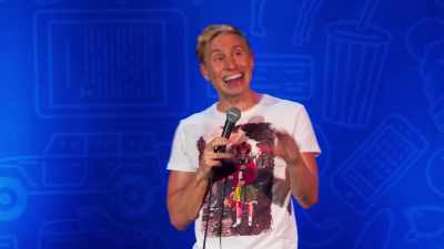 Because my nan had clearly
never received public love before. - Russell Howard: Recalibrate