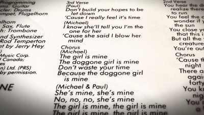 Because of its catchy melody, - Thriller 40
