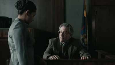 Because of her skin cells
in one of the gouges of the coffee table. - The Night Of