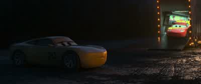 I used to watch you onTVflying in the airyou seemed sofearlessdream small cruzthat's what my family used to say - Cars 3