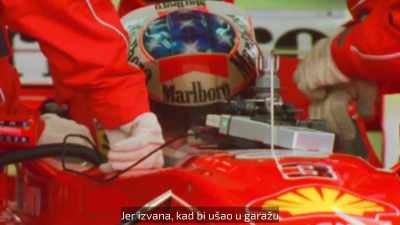 Because outwardly,
when he went to the garage - Schumacher